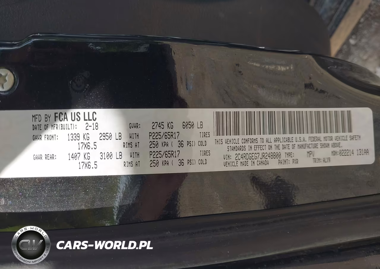 2018 Dodge Grand Caravan Gt VIN:2C4RDGEG7JR248800 - 9