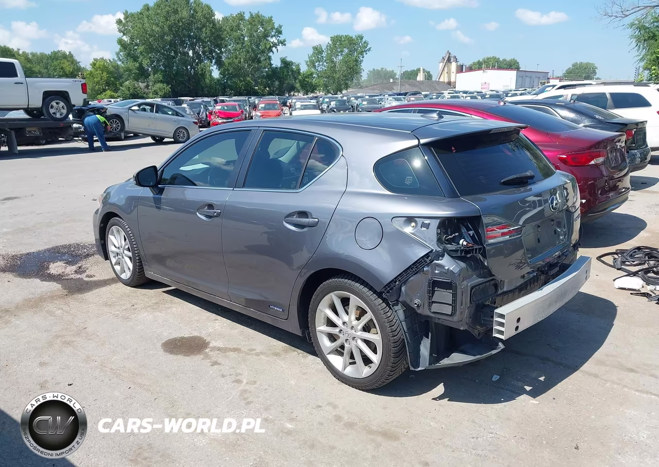 2012 Lexus Ct 200H Premium VIN:JTHKD5BH6C2087729 - 3