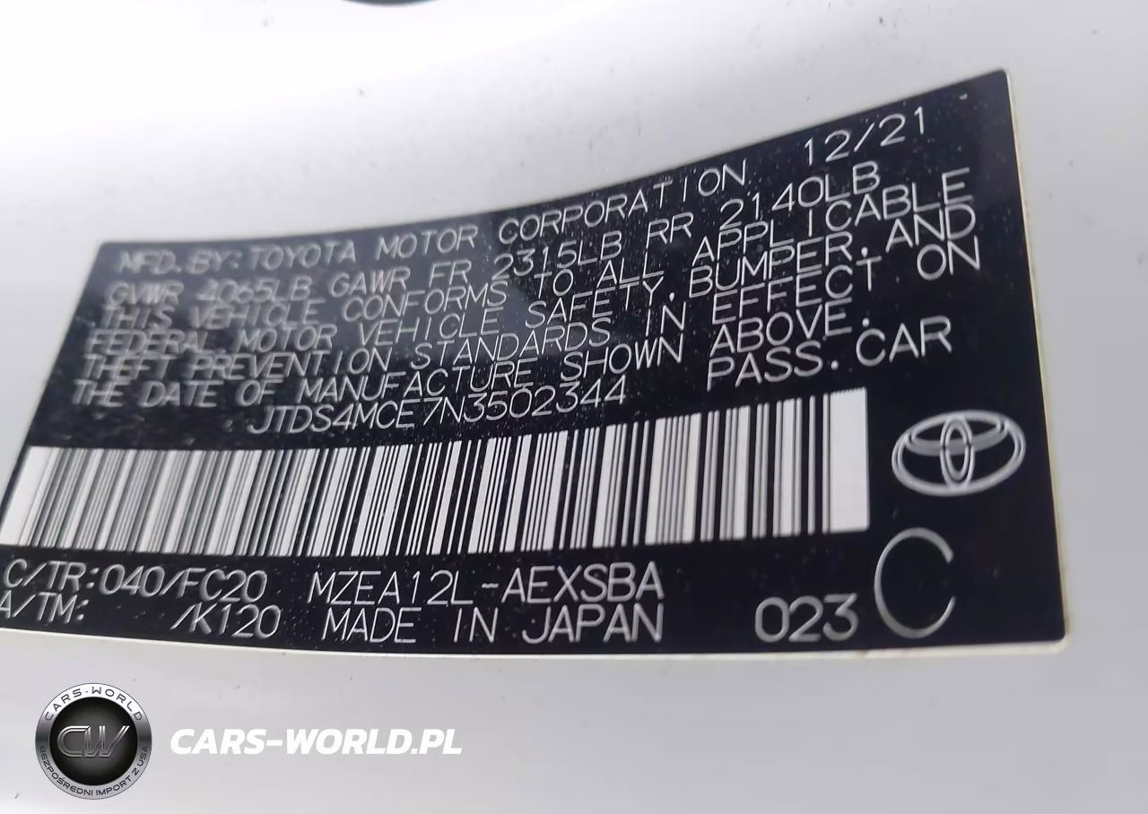 2022 Toyota Corolla Se VIN:JTDS4MCE7N3502344 - 9