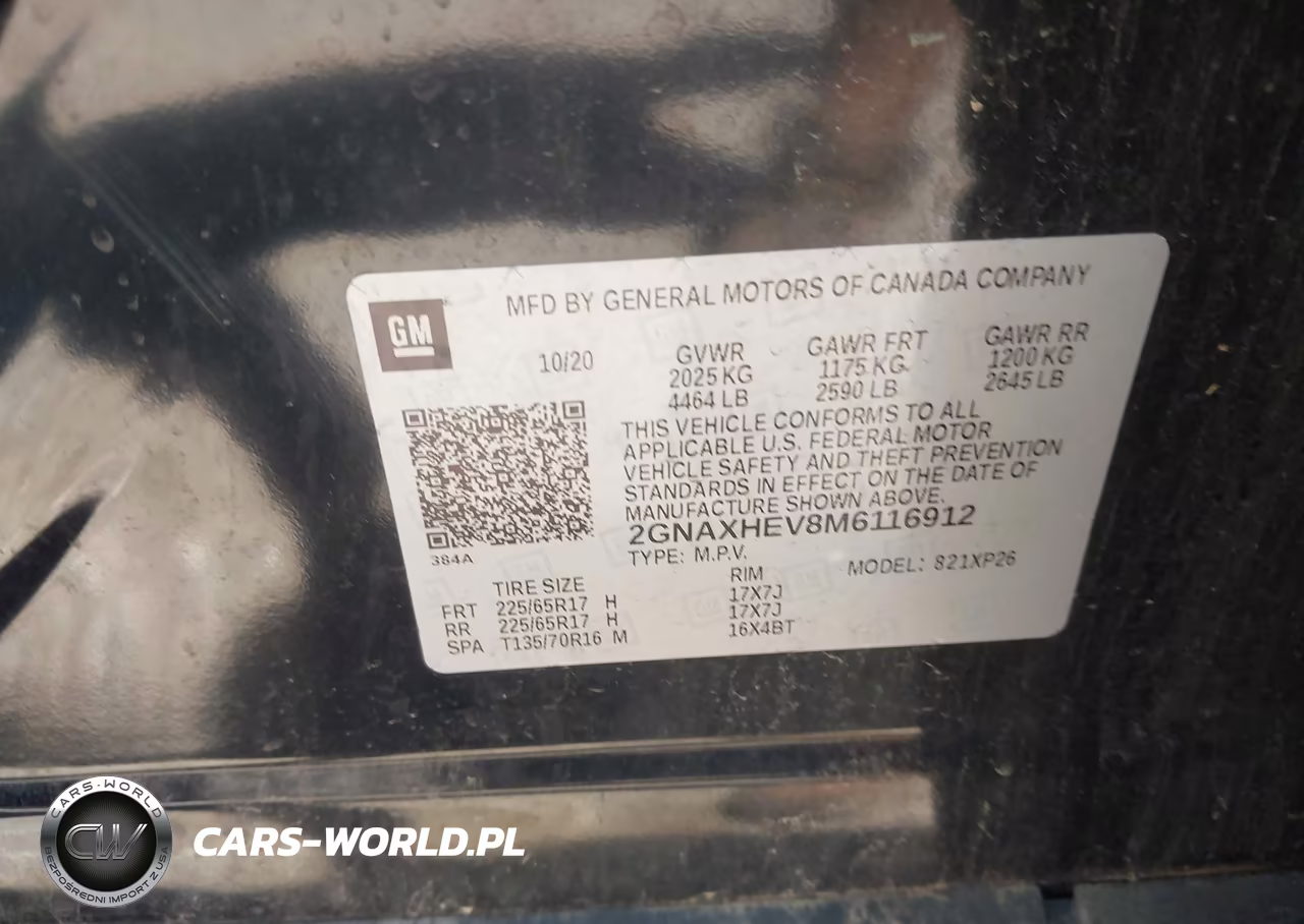 2021 Chevrolet Equinox Fwd Ls VIN:2GNAXHEV8M6116912 - 9