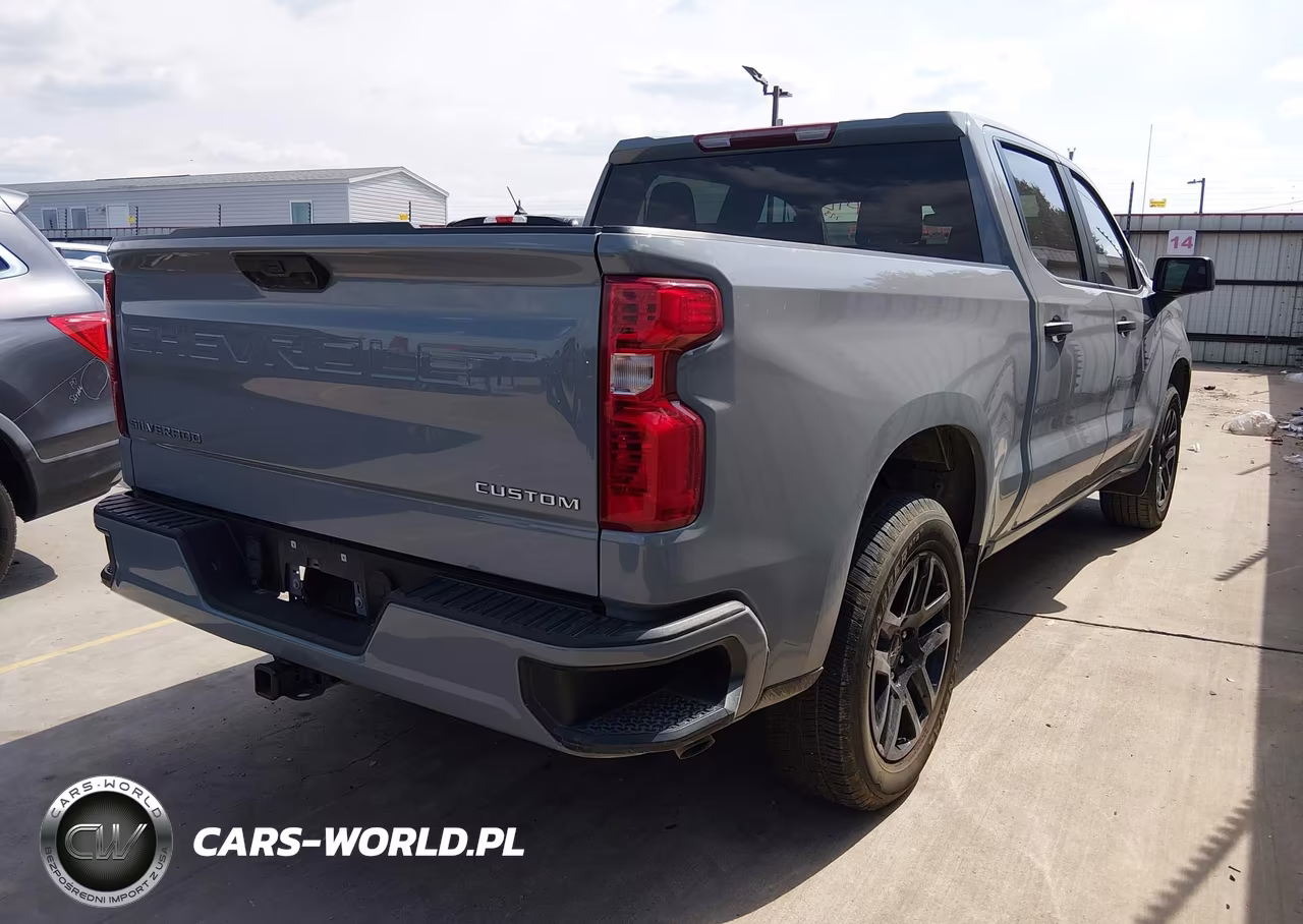 2024 Chevrolet Silverado 1500 2Wd Short Bed Custom VIN:1GCPABEK7RZ383199 - 4