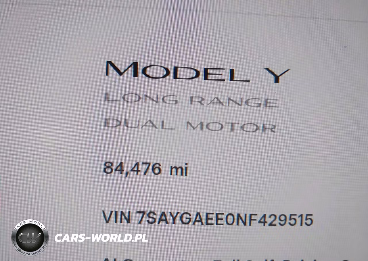2022 Tesla Model Y Long Range Dual Motor All-Wheel Drive VIN:7SAYGAEE0NF429515 - 14
