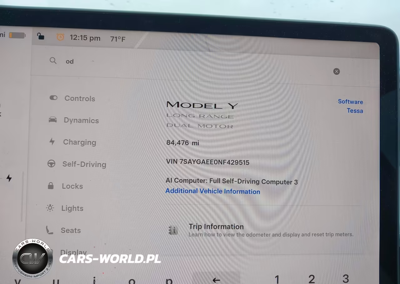 2022 Tesla Model Y Long Range Dual Motor All-Wheel Drive VIN:7SAYGAEE0NF429515 - 7