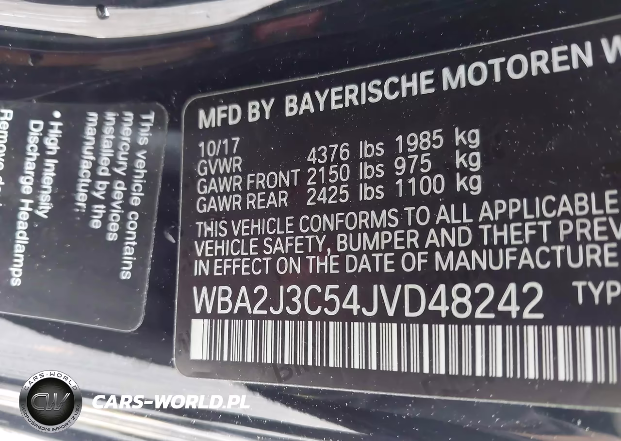 2018 BMW 230I xDrive VIN:WBA2J3C54JVD48242 - 9