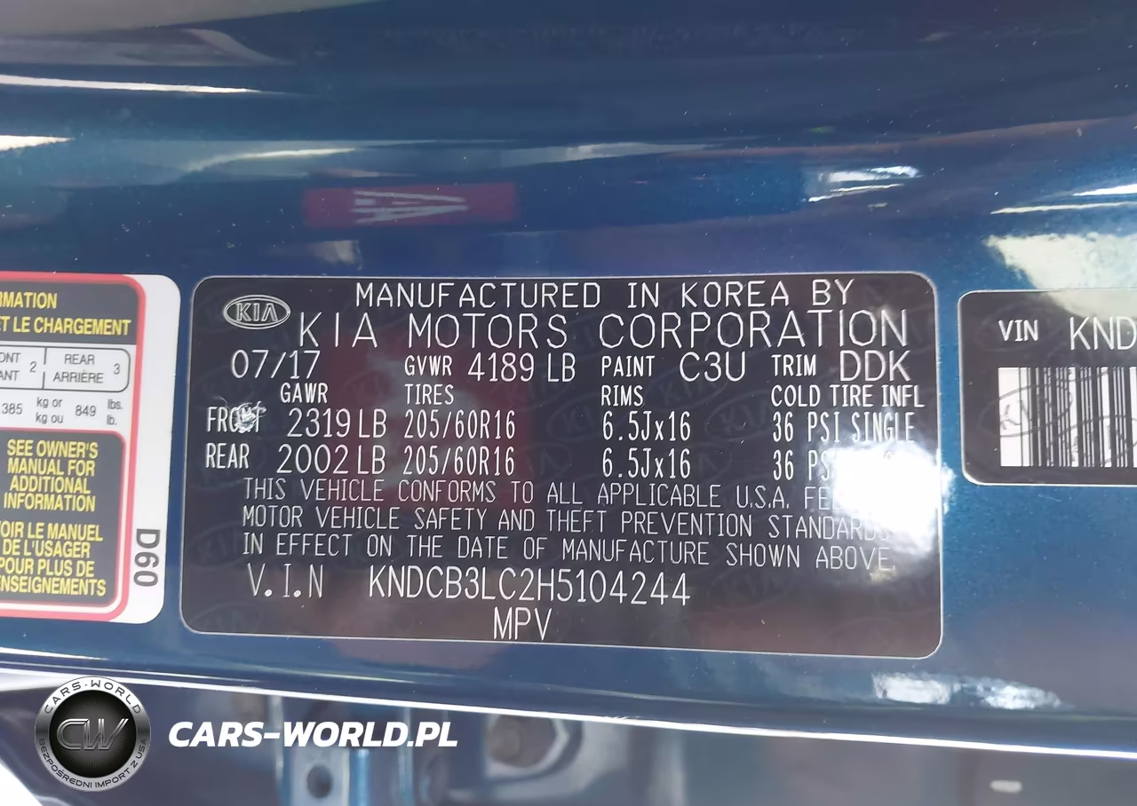2017 Kia Niro Lx VIN:KNDCB3LC2H5104244 - 9