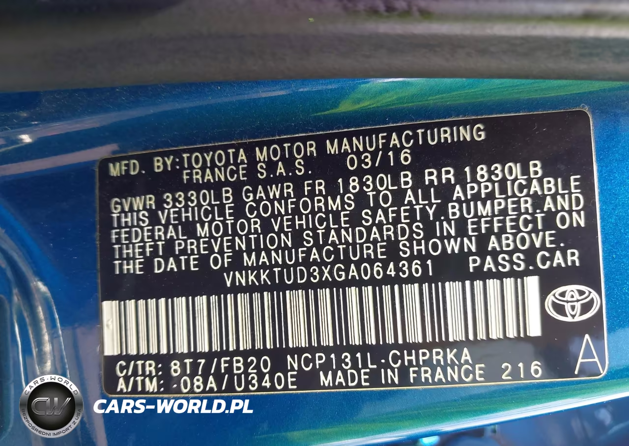 2016 Toyota Yaris Le VIN:VNKKTUD3XGA064361 - 9