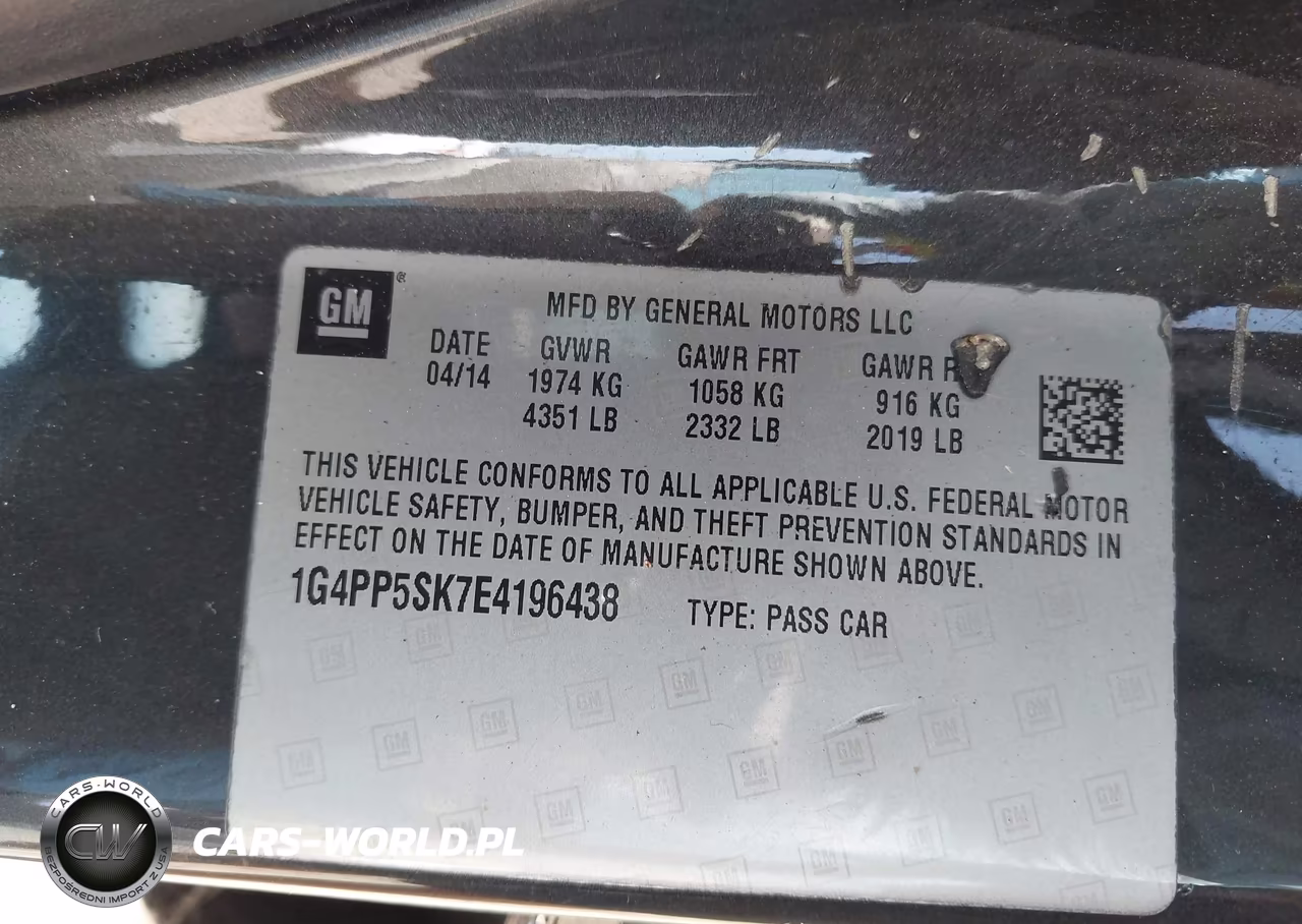 2014 Buick Verano VIN:1G4PP5SK7E4196438 - 9