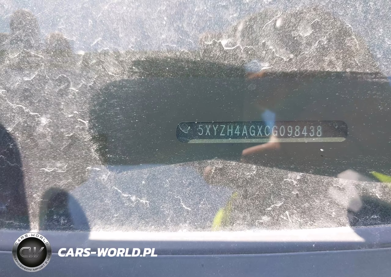 2012 Hyundai Santa Fe Se VIN:5XYZH4AGXCG098438 - 9
