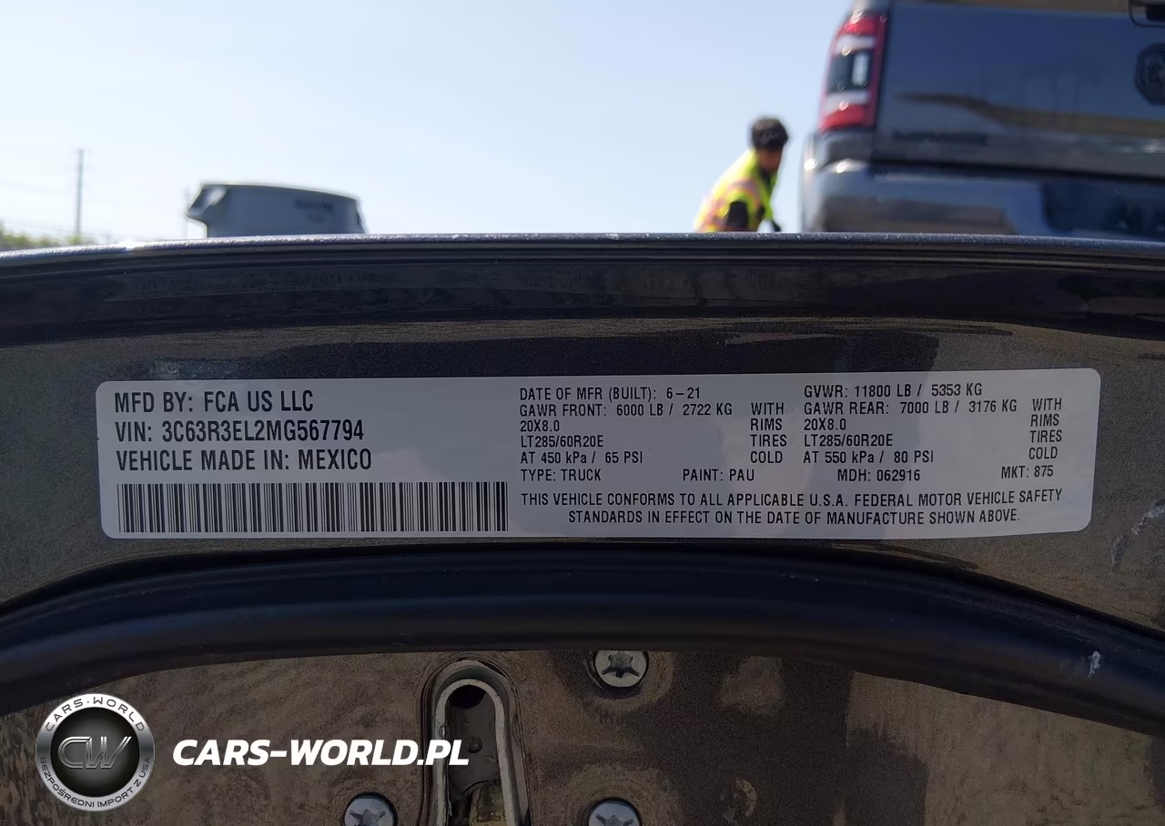 2021 Ram 3500 VIN:3C63R3EL2MG567794 - 8