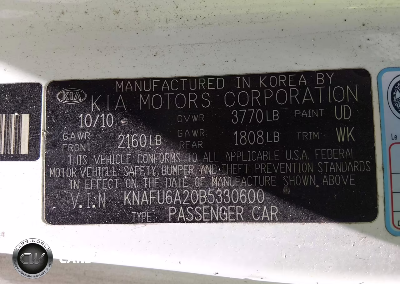 2011 Kia Forte Koup Ex VIN:KNAFU6A20B5330600 - 9