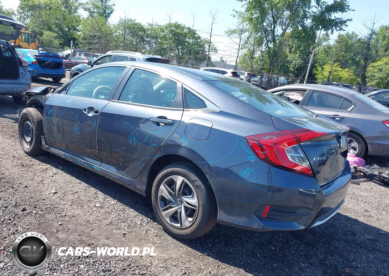 2021 Honda Civic Lx VIN:2HGFC2F63MH536338 - 3