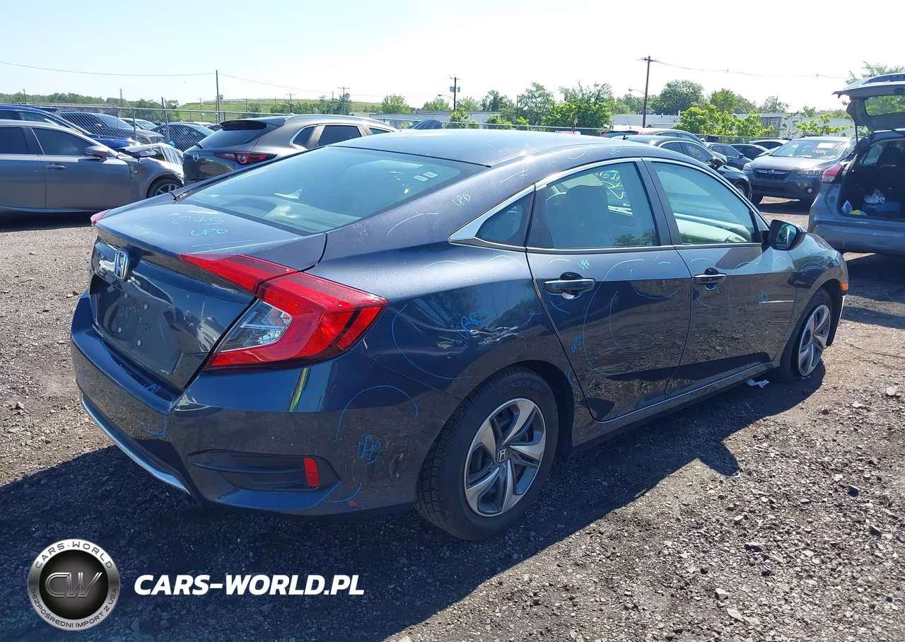 2021 Honda Civic Lx VIN:2HGFC2F63MH536338 - 4
