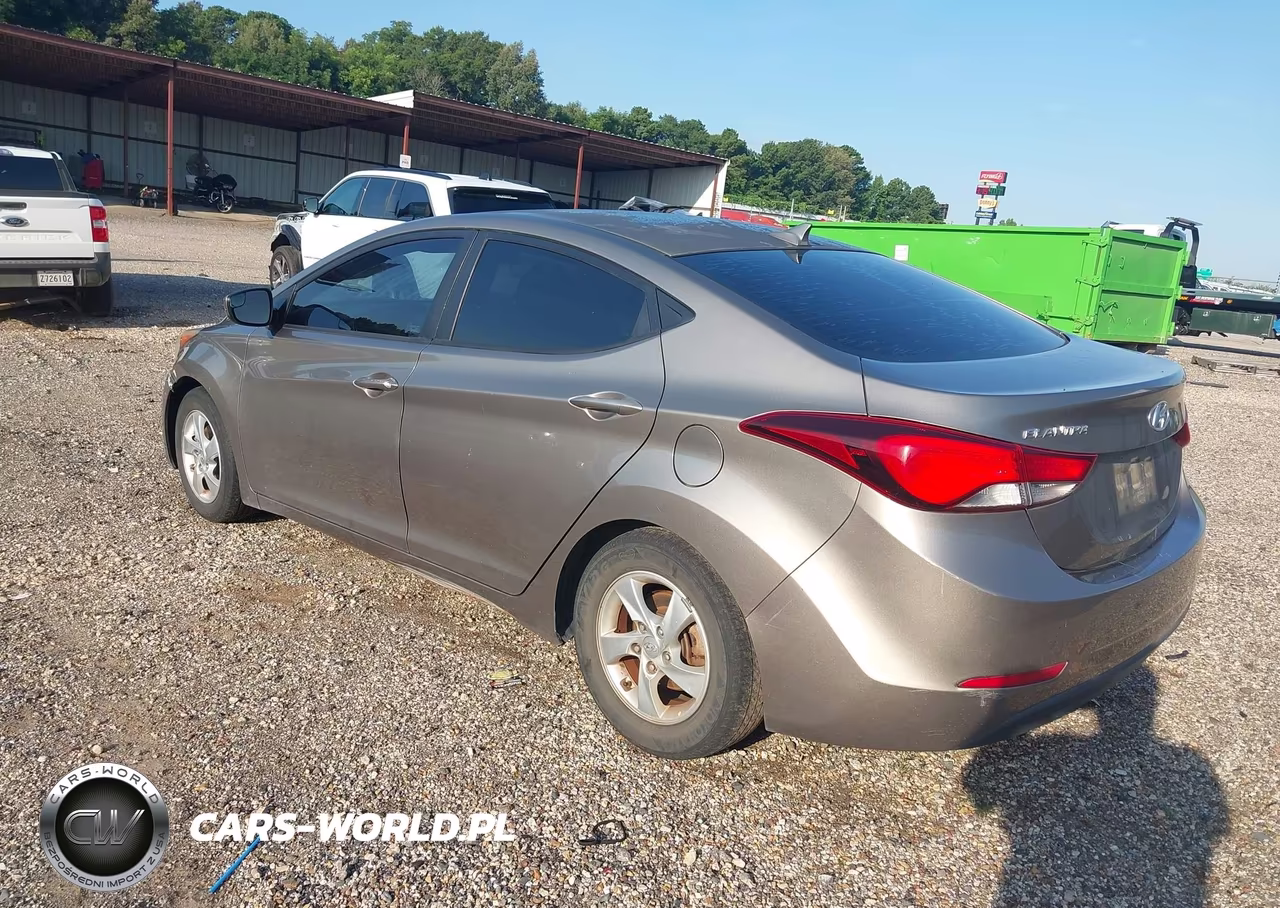 2014 Hyundai Elantra Se VIN:5NPDH4AE8EH505693 - 3