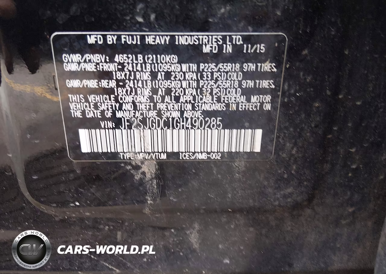 2016 Subaru Forester 2.0Xt Premium VIN:JF2SJGDC1GH490285 - 9