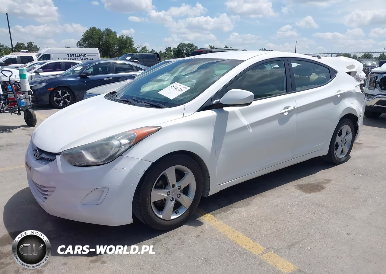 2013 Hyundai Elantra Gls VIN:5NPDH4AE8DH242667 - 2