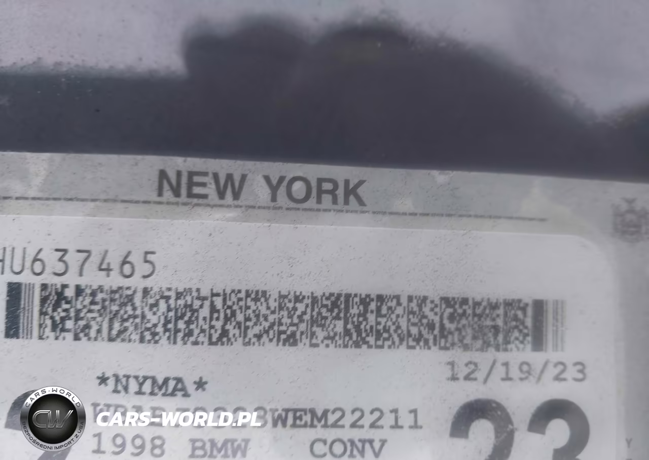 1998 BMW 323Ic VIN:WBABJ8323WEM22211 - 13