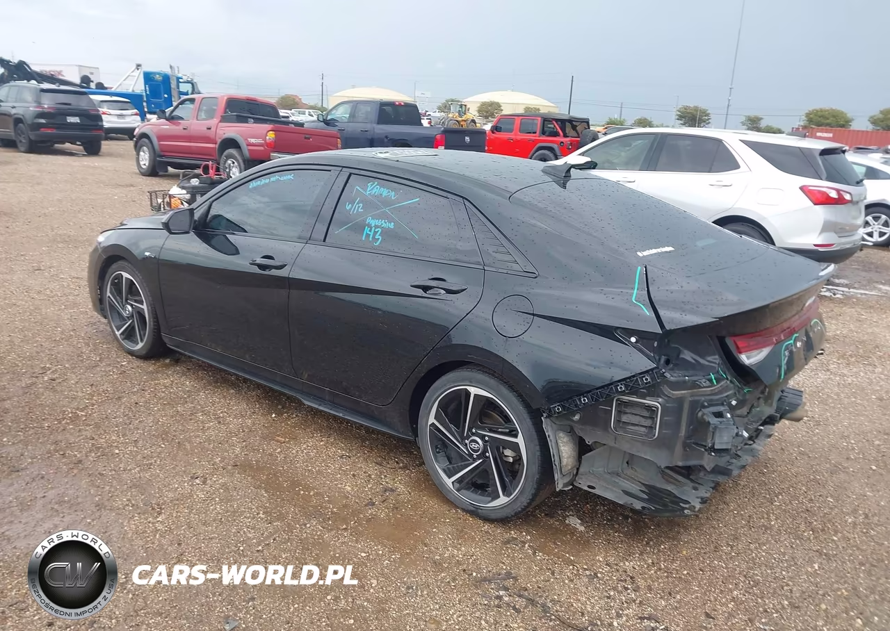 2023 Hyundai Elantra N Line VIN:KMHLR4AF9PU556710 - 3