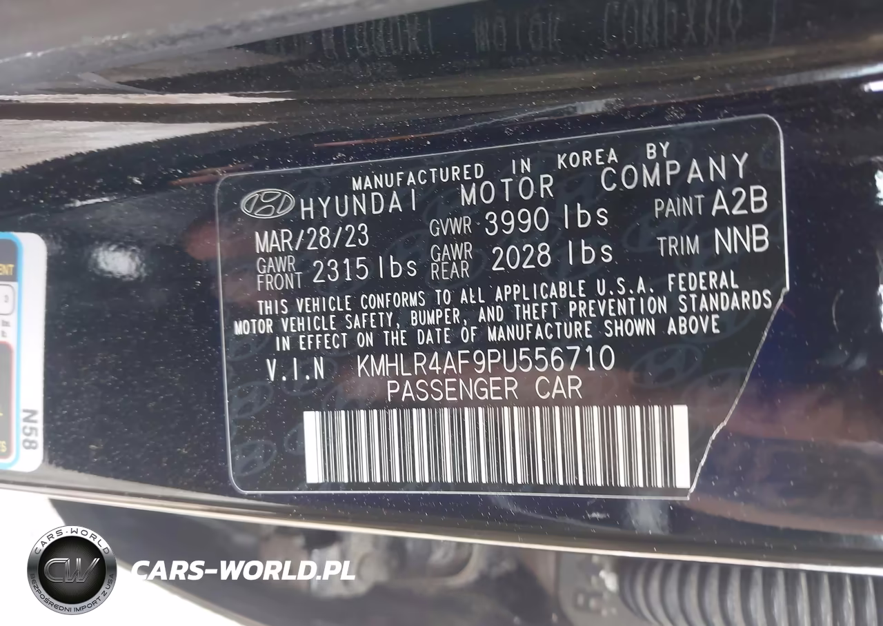 2023 Hyundai Elantra N Line VIN:KMHLR4AF9PU556710 - 9