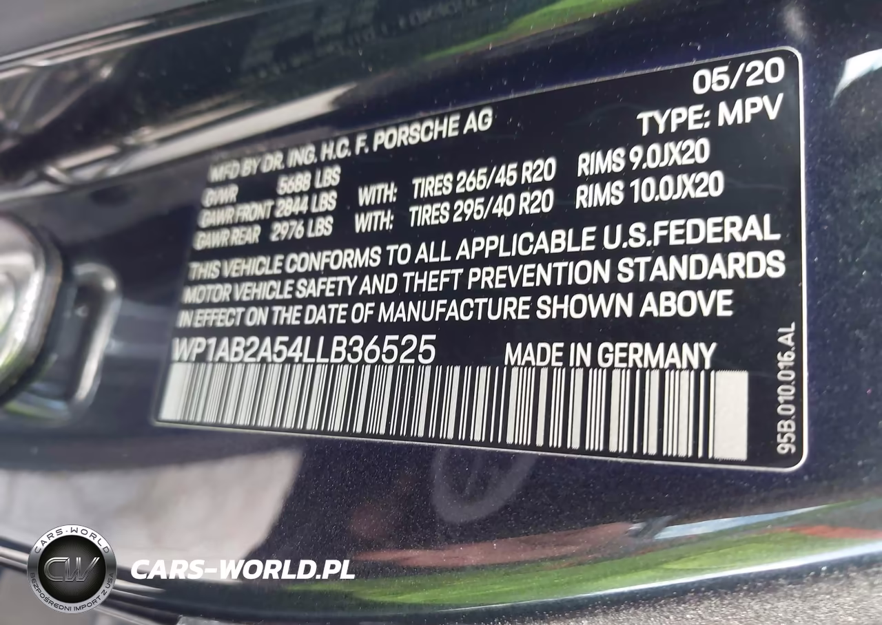 2020 Porsche Macan S VIN:WP1AB2A54LLB36525 - 9