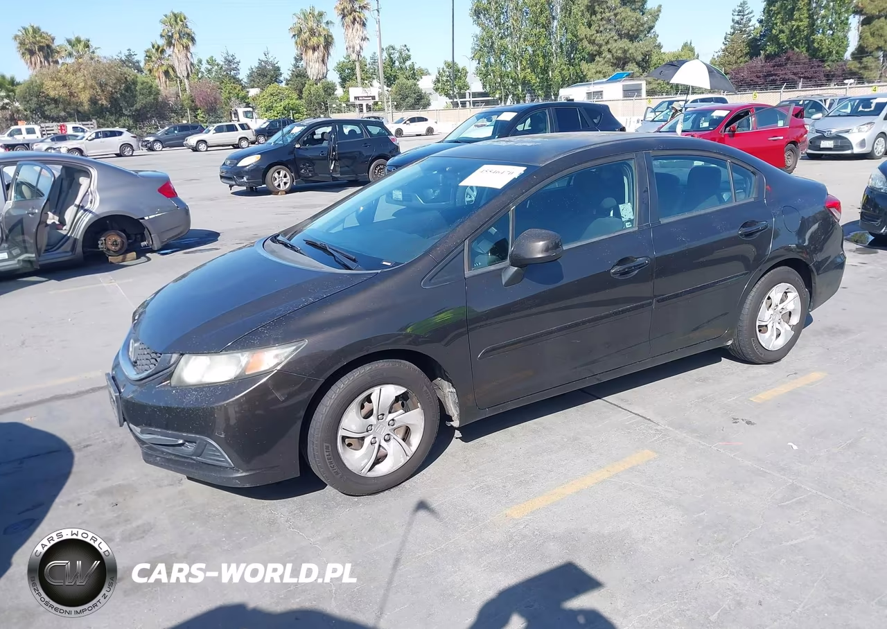 2013 Honda Civic Lx VIN:19XFB2F5XDE224084 - 2