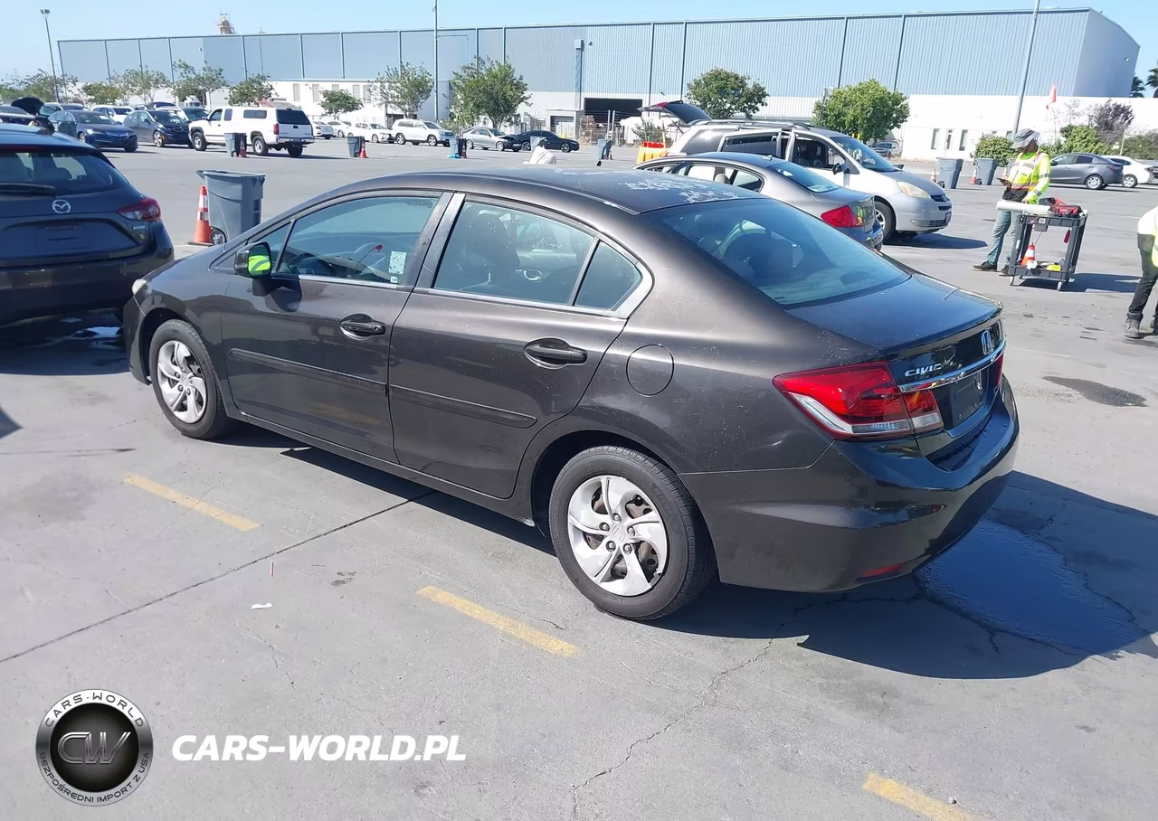 2013 Honda Civic Lx VIN:19XFB2F5XDE224084 - 3