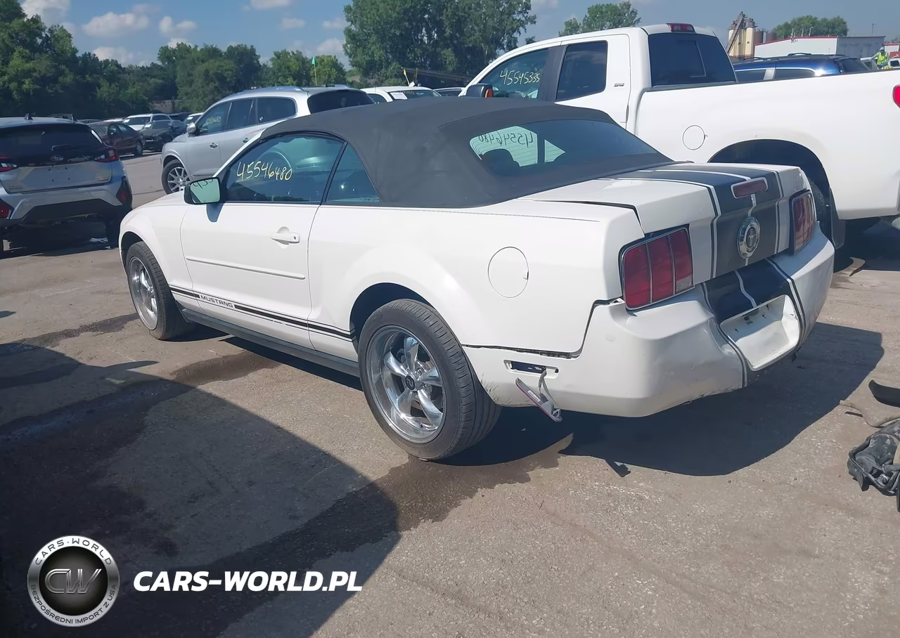 2007 Ford Mustang V6 Deluxe-V6 Premium VIN:1ZVFT84N175361379 - 3