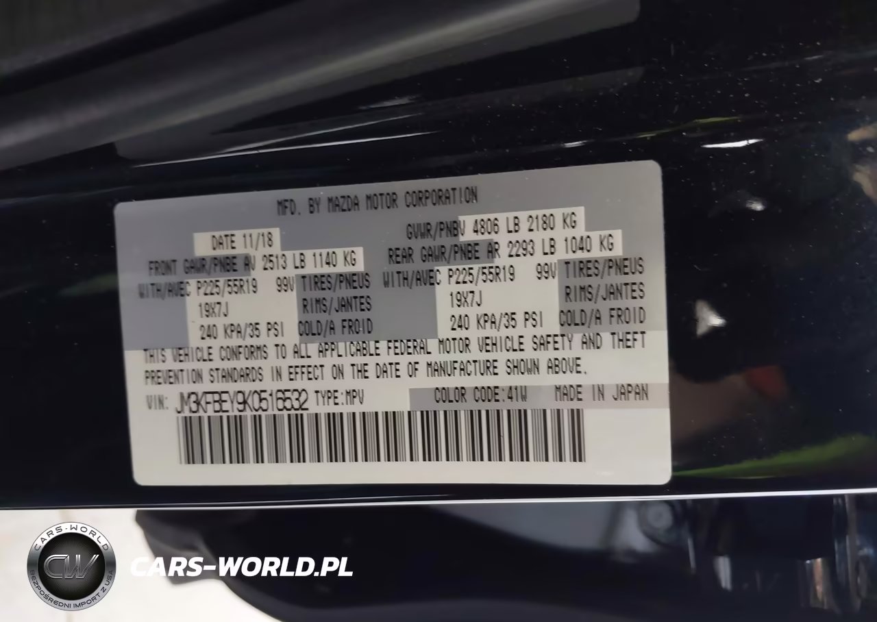 2019 Mazda Cx-5 Signature VIN:JM3KFBEY9K0516532 - 9