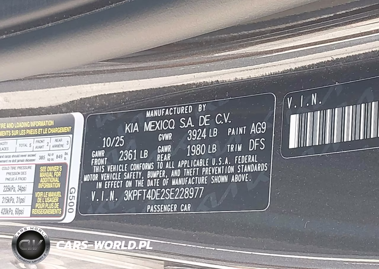 2025 Kia K4 Lxs VIN:3KPFT4DE2SE228977 - 9