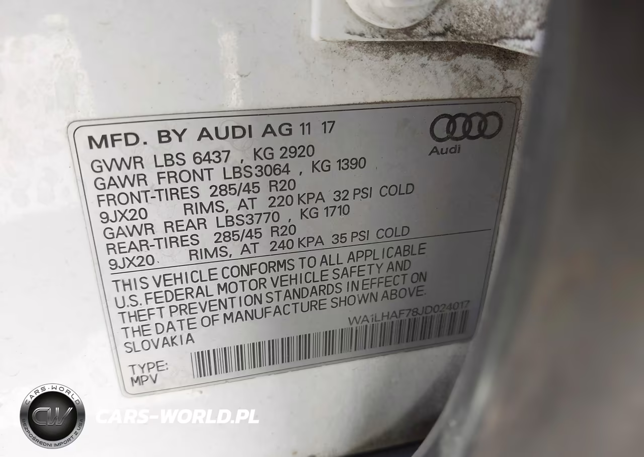 2018 Audi Q7 2.0T Premium VIN:WA1LHAF78JD024017 - 9