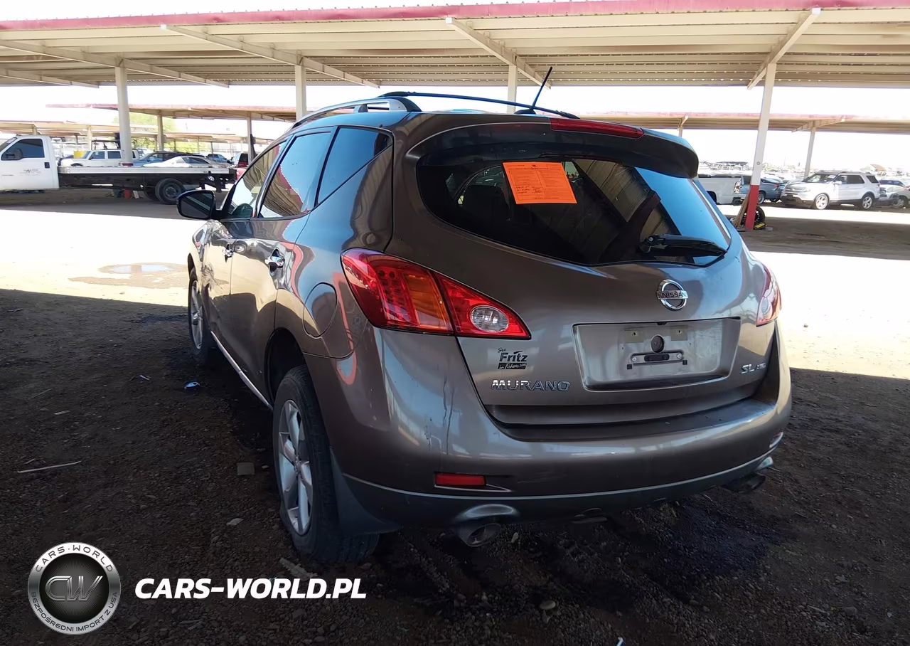 2009 Nissan Murano Sl VIN:JN8AZ18W29W208419 - 3