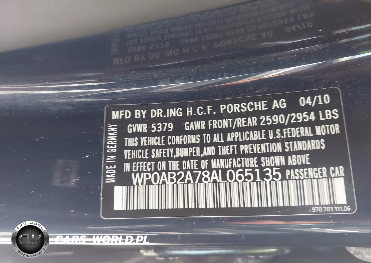 2010 Porsche Panamera 4S VIN:WP0AB2A78AL065135 - 9