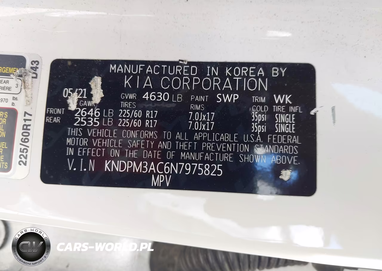 2022 Kia Sportage Lx VIN:KNDPM3AC6N7975825 - 9