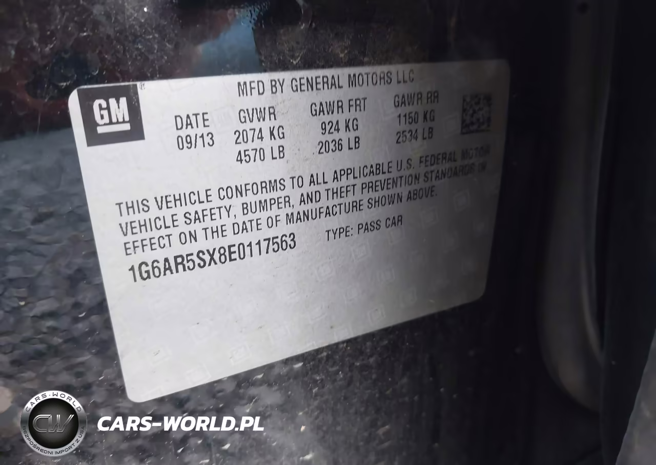 2014 Cadillac Cts Luxury VIN:1G6AR5SX8E0117563 - 9