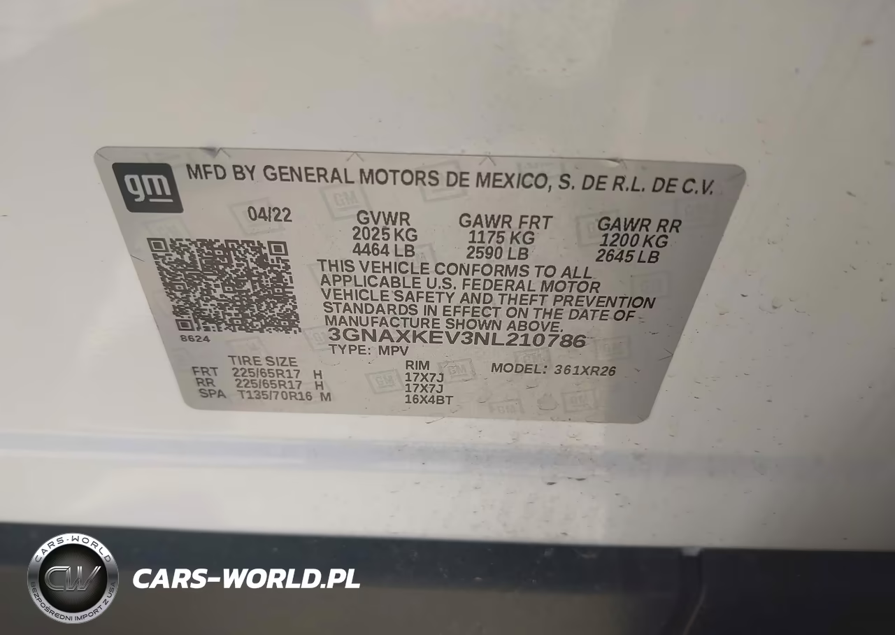 2022 Chevrolet Equinox Fwd Lt VIN:3GNAXKEV3NL210786 - 9