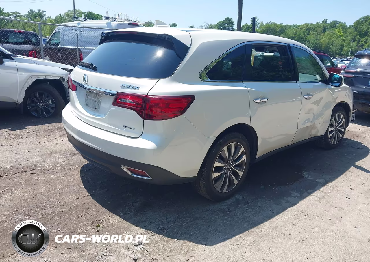 2016 Acura Mdx Technology Acurawatch Plus Packages-Technology Package VIN:5FRYD4H45GB046813 - 4