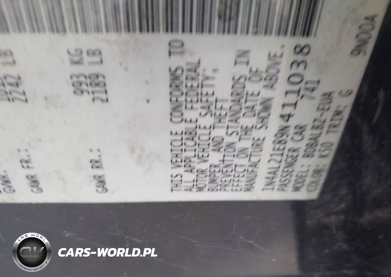 2009 Nissan Altima 2.5 S VIN:1N4AL21E89N411038 - 9