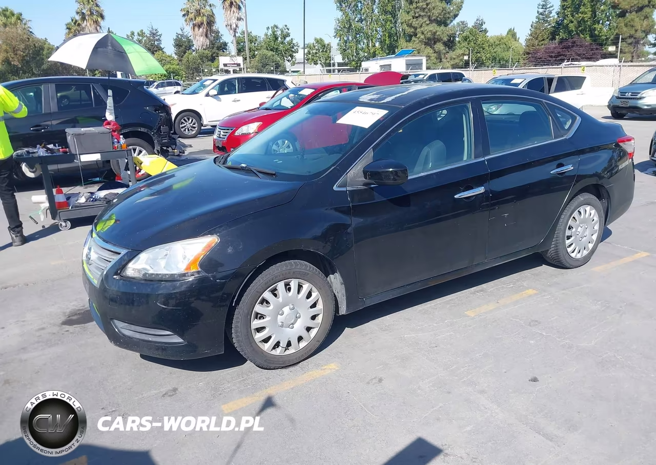2014 Nissan Sentra Sv VIN:1N4AB7AP0EN854621 - 2