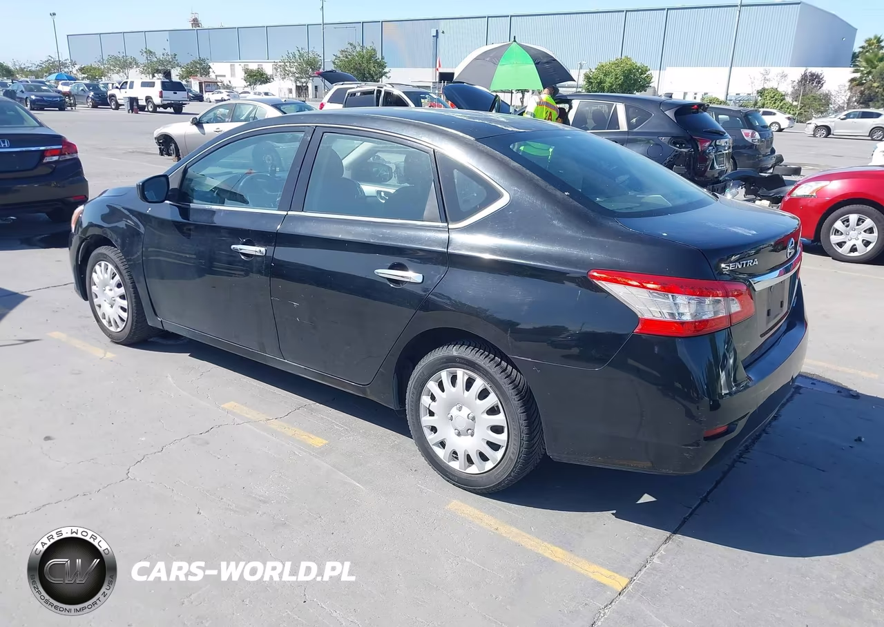 2014 Nissan Sentra Sv VIN:1N4AB7AP0EN854621 - 3