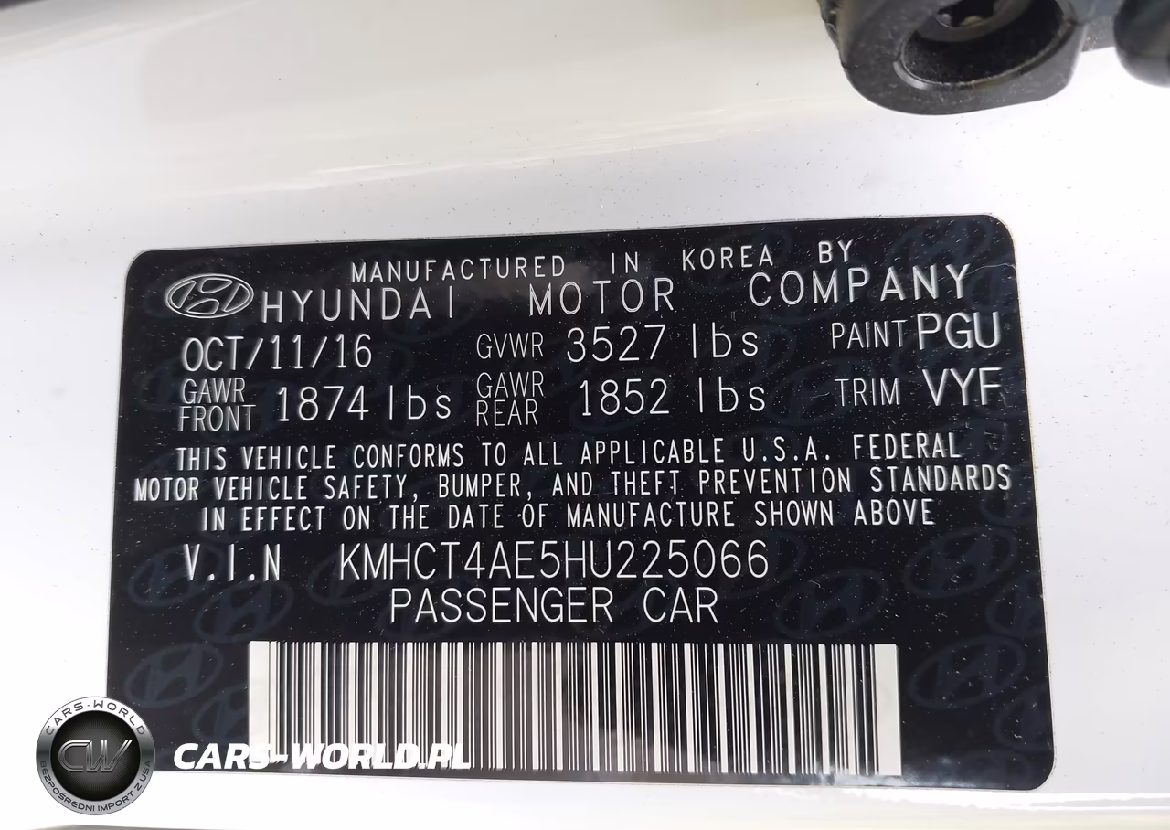 2017 Hyundai Accent Value Edition VIN:KMHCT4AE5HU225066 - 9