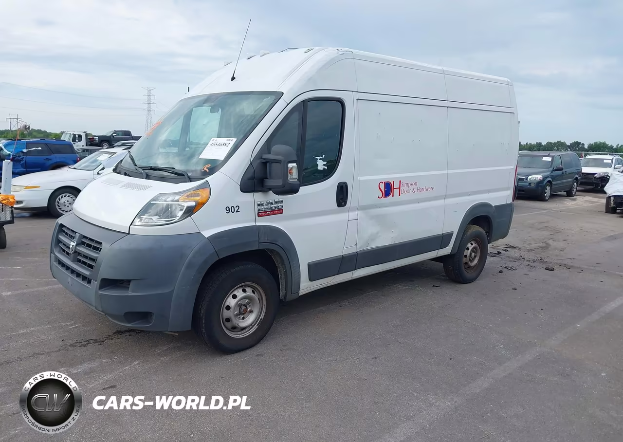 2015 Ram Promaster 2500 High Roof VIN:3C6TRVCG5FE504902 - 2