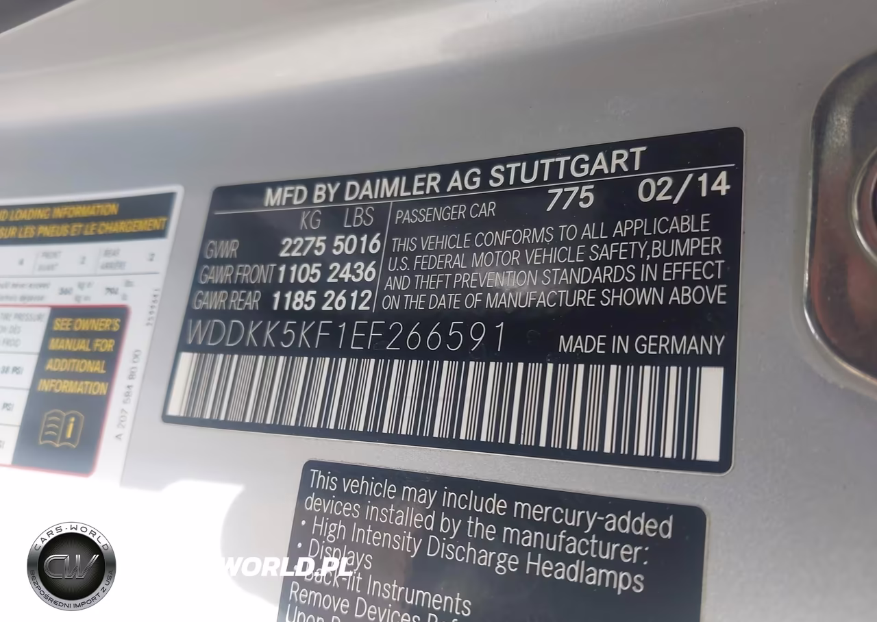2014 Mercedes-Benz E 350 VIN:WDDKK5KF1EF266591 - 9