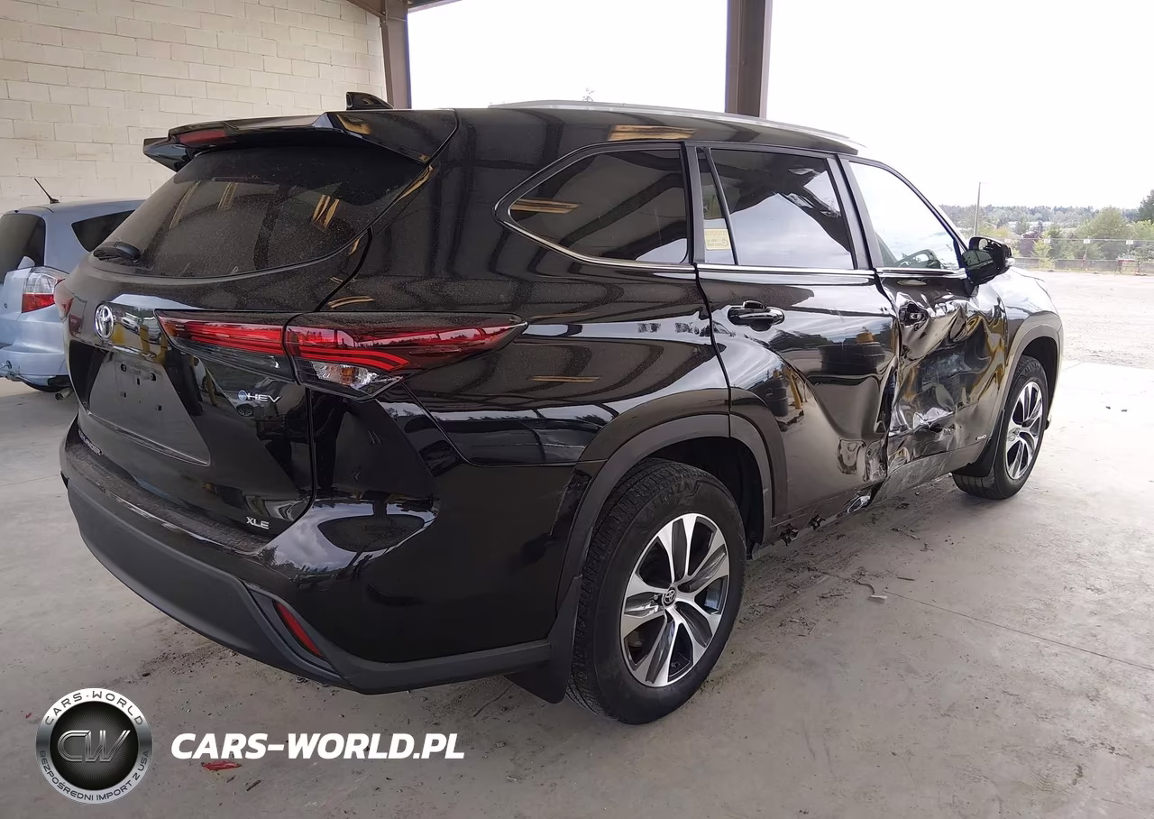 2025 Toyota Highlander Hybrid Xle VIN:5TDKBRCH2SS666611 - 4