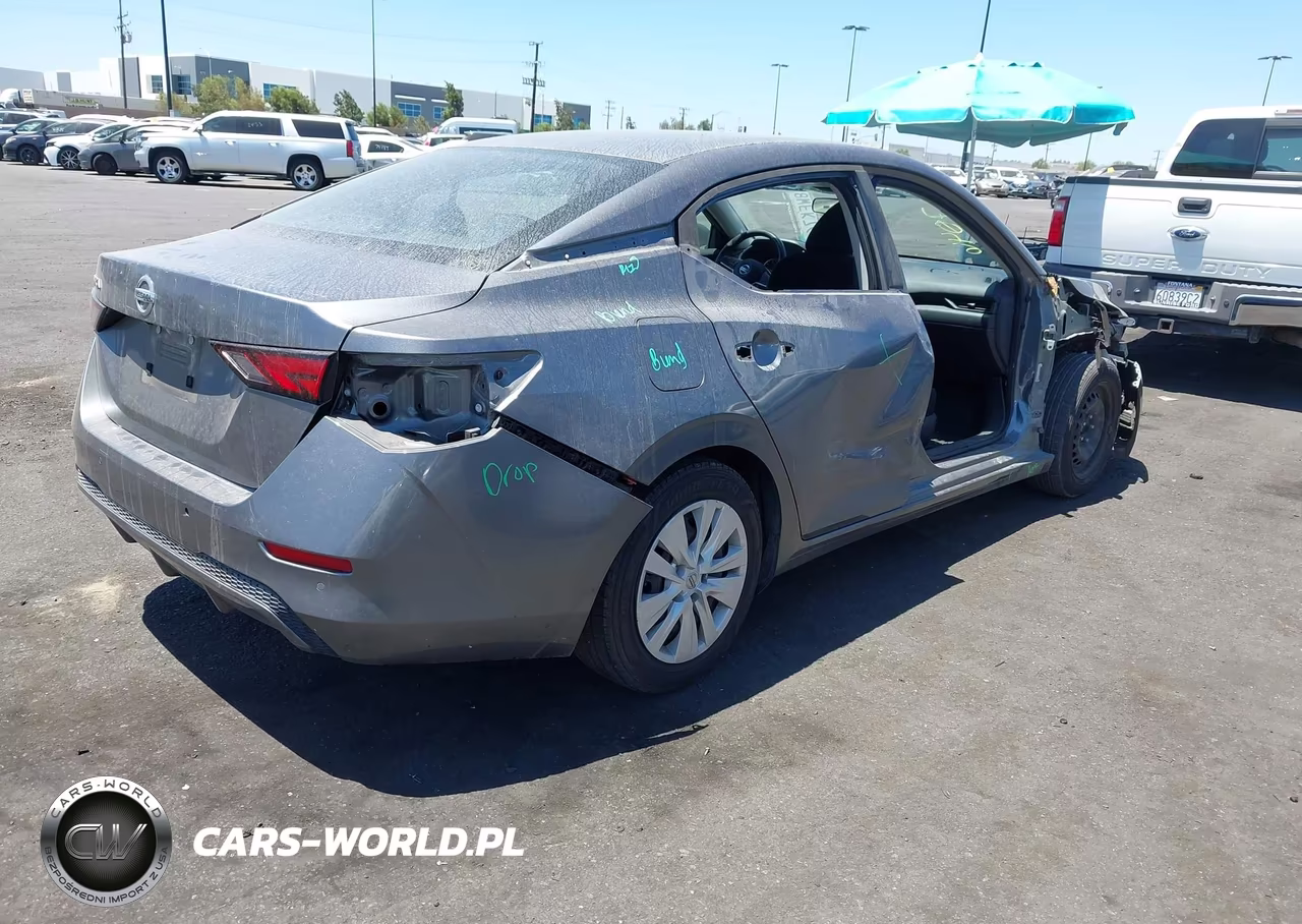 2021 Nissan Sentra S Xtronic Cvt VIN:3N1AB8BVXMY244923 - 4