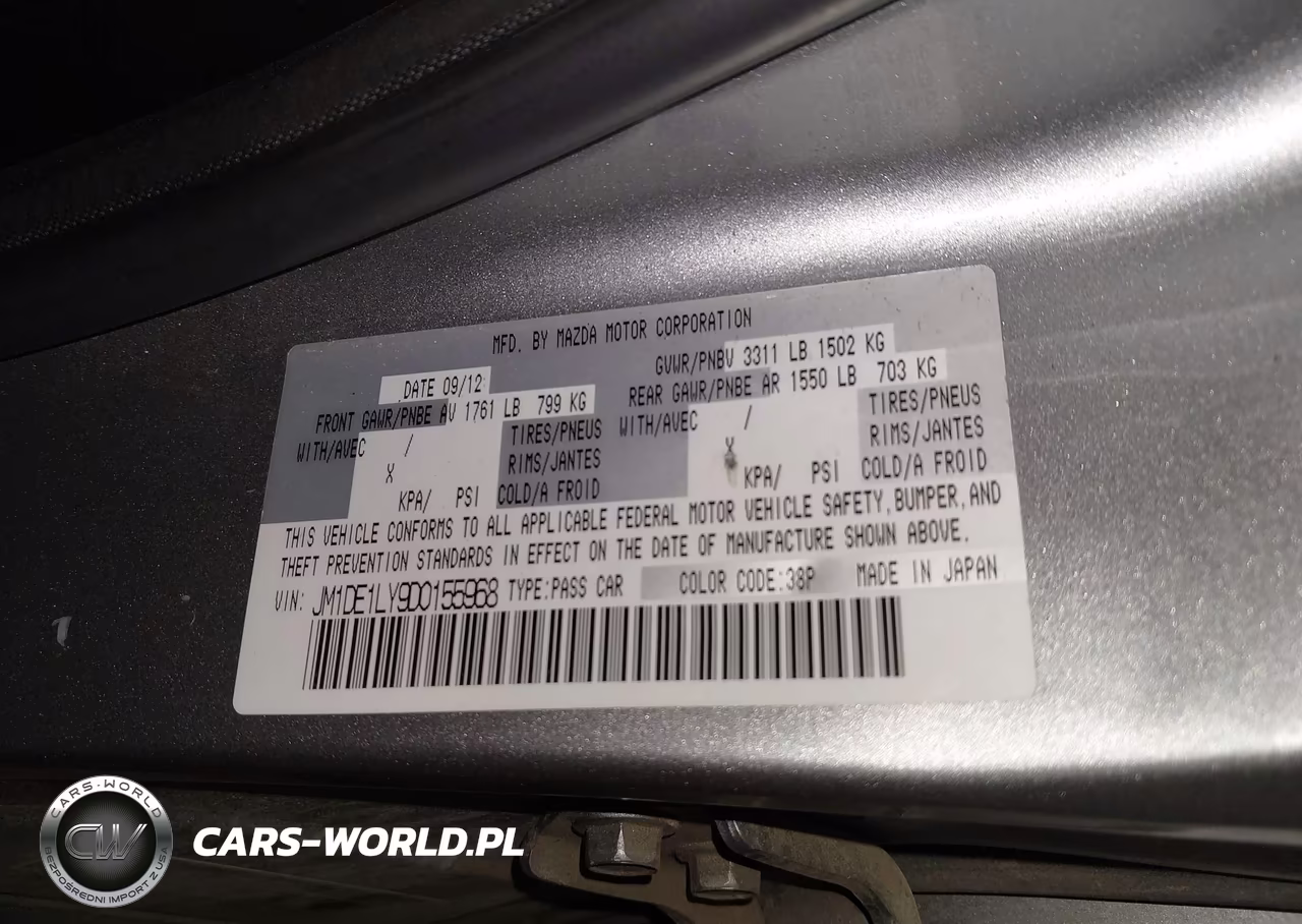 2013 Mazda Mazda2 Touring VIN:JM1DE1LY9D0155968 - 9