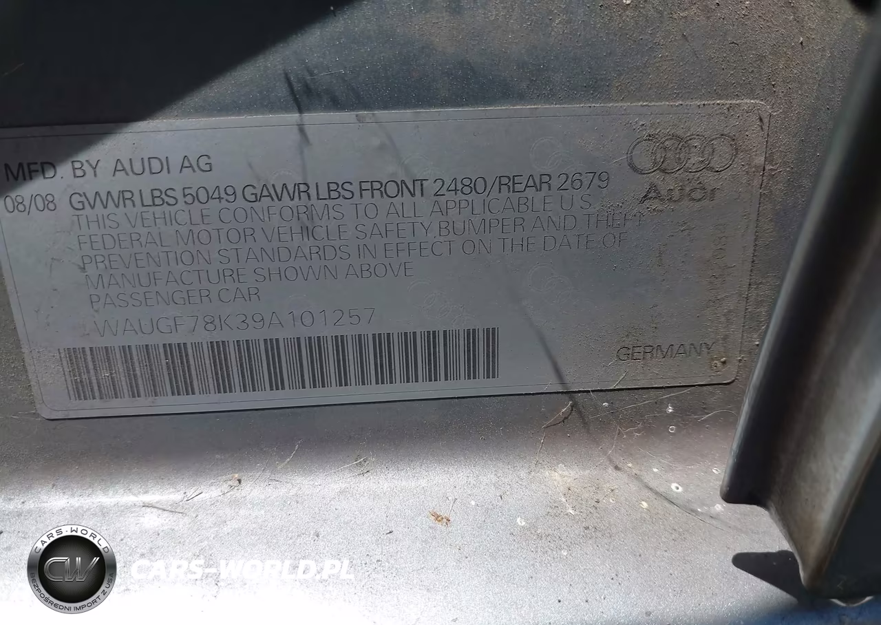 2009 Audi A4 2.0T Avant VIN:WAUGF78K39A101257 - 9