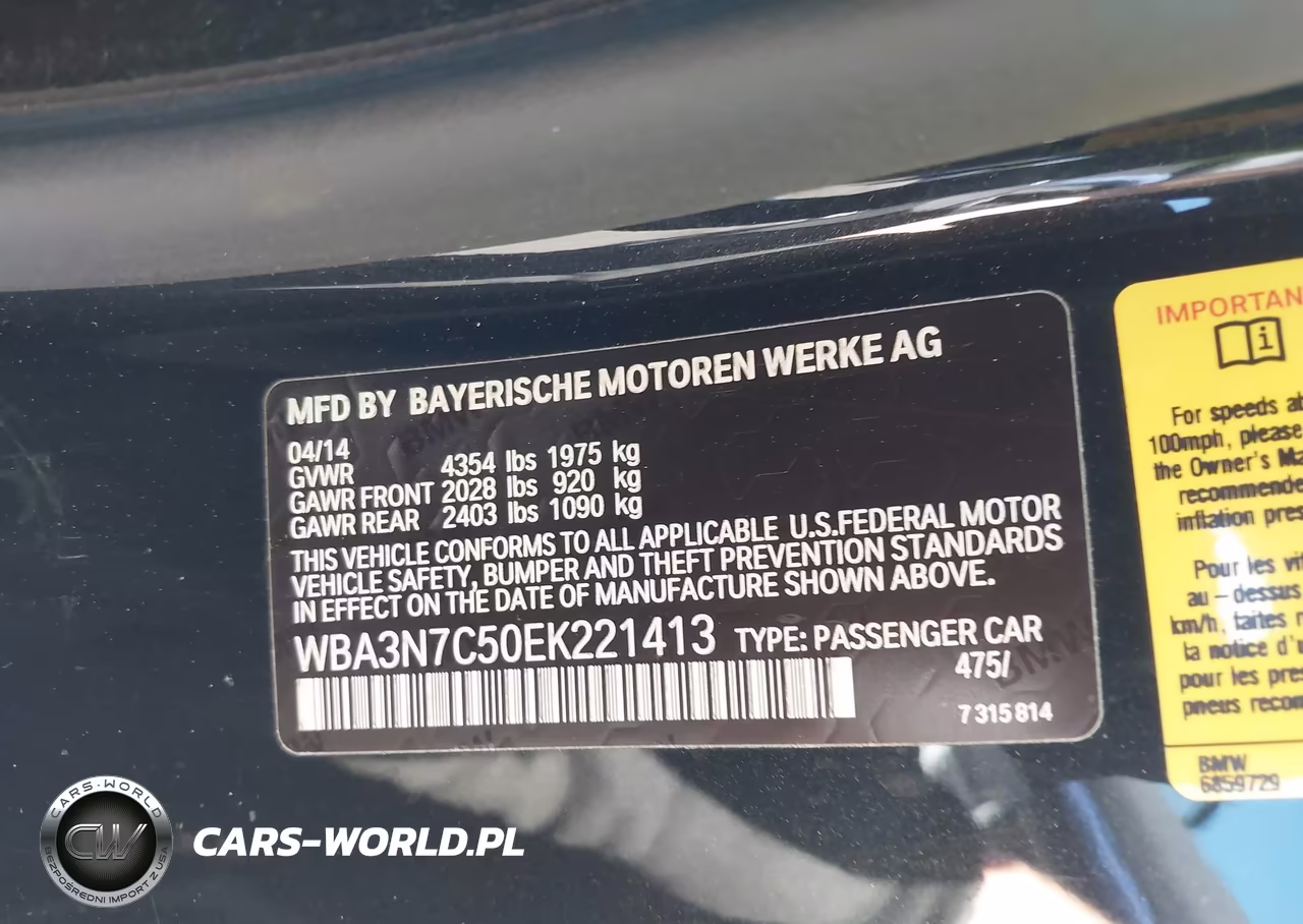 2014 BMW 428I VIN:WBA3N7C50EK221413 - 9