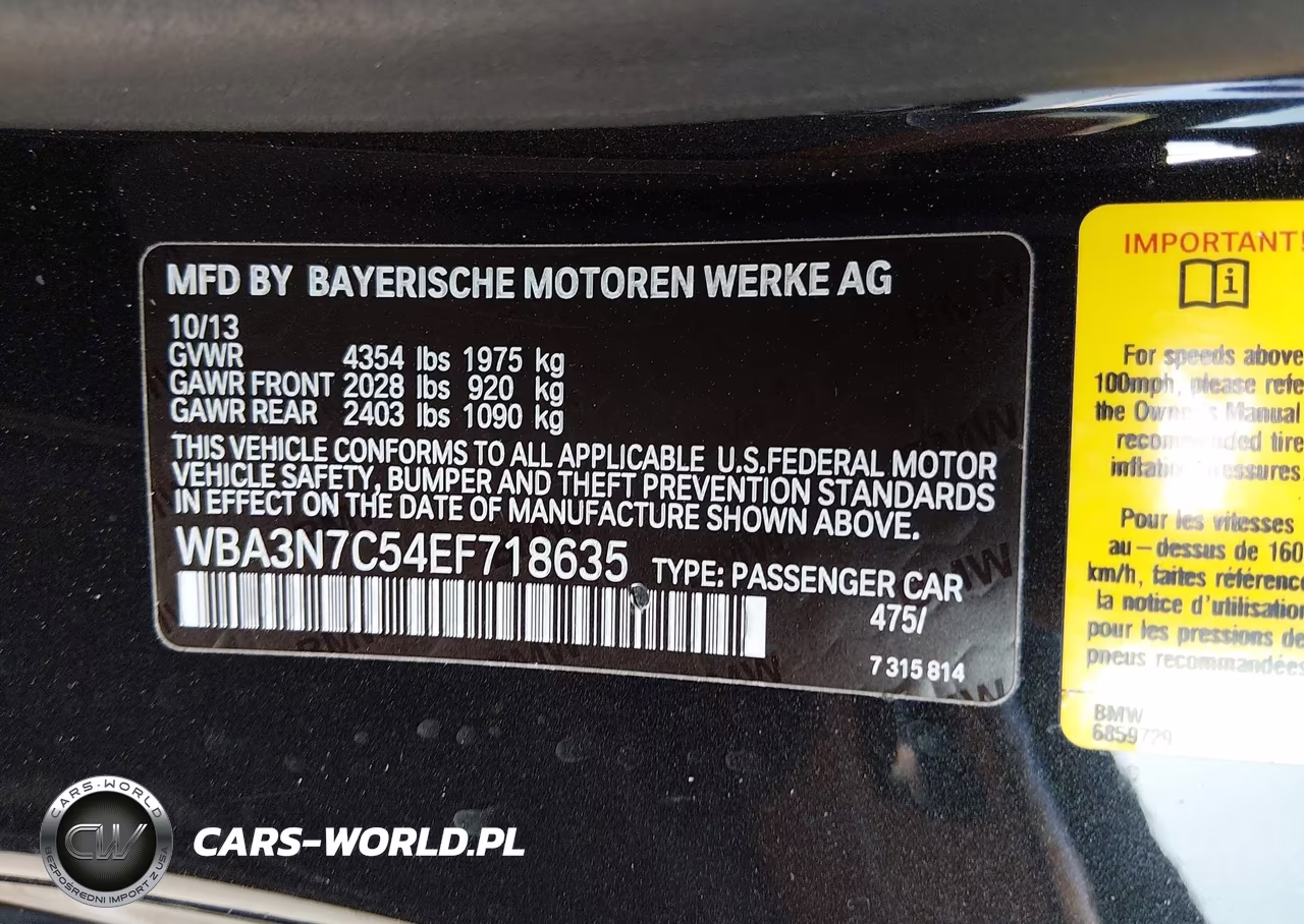 2014 BMW 428I VIN:WBA3N7C54EF718635 - 9