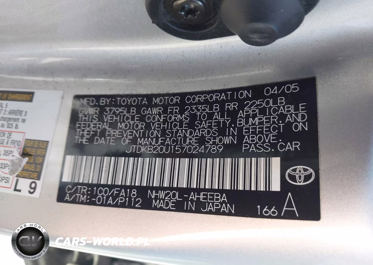 2005 Toyota Prius VIN:JTDKB20U157024789 - 9