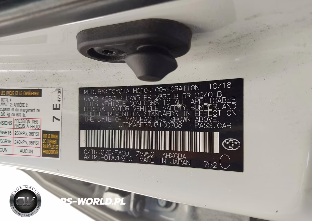 2018 Toyota Prius Prime Premium VIN:JTDKARFP7J3100708 - 9