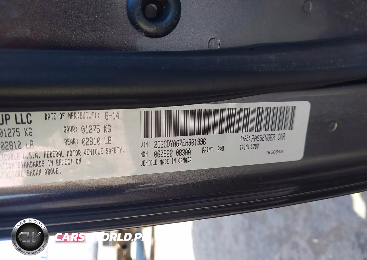 2014 Dodge Challenger Sxt VIN:2C3CDYAG7EH301996 - 9